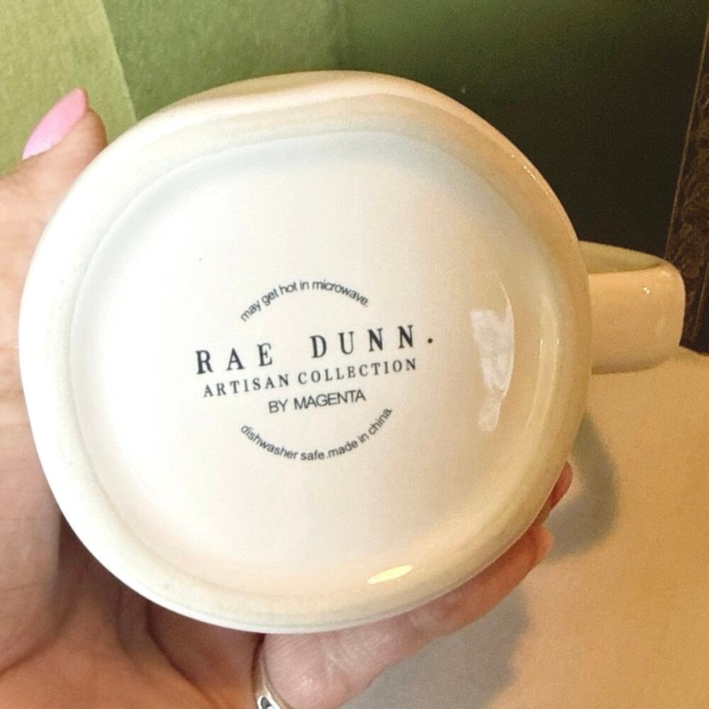 Rae Dunn “THANKFUL” Mug • Classic White • Very Good - Picture 3 of 4